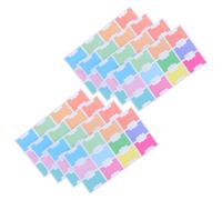 Zerodeko Étiquettes Index pour Cahier en Papier Coins Arrondis, 8 Feuilles, Lignes D'alignement Standard pour Écriture Polyvalente, pour Dossiers de Travail et Pages de Cahier
