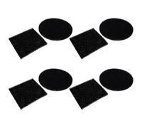 Zerodeko Filtres de Remplacement pour Bac à Compost Cuisine en Coton Noir, Absorbeurs D'odeurs Faciles à Remplacer, 8 Pièces pour Maison et Bureau