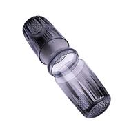 Zerodeko Gobelet de Toilette Portable Grosse Capacité en Plastique PC Résistant aux Chutes, Design Rond et Transparent, Rangement Pratique la Maison Voyage Réutilisable