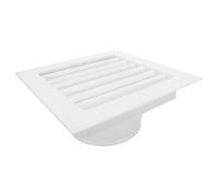 Zerodeko Grille Carrée Abs Double Couche pour Sortie de Ventilation Centrale, Légère et Silencieuse, pour Systèmes de Climatisation Bouche Aération de Climatisation et Sandales Femme