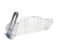 Zerodeko Housse de scie circulaire Protection pour le travail du bois Couverture de scie à bois Accessoires pour scie circulaire à table en plastique transparent pour atelier universel