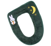 Zerodeko Housse de Siège de Toilette en Peluche Zippée, Motifs Créatifs, Finition Soignée, Adaptée aux Sièges Rembourrés, Usage Familial Couleur Aléatoire Plusieurs Styles