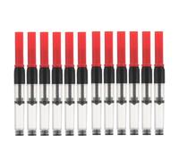 Zerodeko Lot de 12 convertisseurs d'encre à visser pour stylos-plumes - Remplissage par pression - Réservoir à vis pour fournitures d'écriture et de correction - Accessoires de recharge