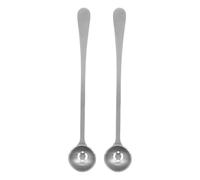 Zerodeko Lot de 2 cuillères de service en acier inoxydable pour olives et