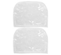 Zerodeko Lot de 2 Housses de Protection pour Fauteuil de Salon : Housses Transparentes pour Dossier de Fauteuil de Coiffure - Couvercle de Protection pour Tabouret de barbier, empêche Les dommages,
