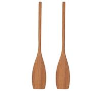 Zerodeko Lot de 2 spatules en bois pour la cuisine - Spatule plate en bois pour mélanger la pâte, la confiture et les salades - Manche de 25 cm