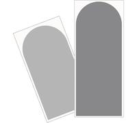 Zerodeko Lot de 2 Stickers Muraux Artistiques D'arche, Papier Peint Géométrique Autocollant, Décoration Murale Originale pour Salon, Chambre et Crèche, Facile à Poser et Retirer, Couleurs