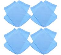 Zerodeko Lot de 20 Chaussettes Filtrantes pour Piscine en Nylon Bleu, Installation Pratique et Filtration des Impuretés, pour Skimmer de Surface