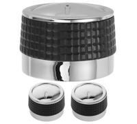 Zerodeko Lot de 3 boutons de commande pour barbecue à gaz de 50 mm avec | Bouton de réglage du brûleur, bouton de remplacement pour barbecue facilitant les réparations, construction en plastique