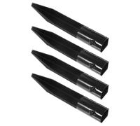 Zerodeko Lot de 4 Piquets de Sol en Fer Noir pour Éclairage Extérieur Facile à Installer et Assembler, Accessoires pour Lampes Solaires Adaptés Jardin et Terrasse Couleur Couleur Aléatoire