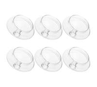 Zerodeko Lot de 6 Couvercles de Passoire à Thé en Verre 600ml pour Tisanière Filtre, Faciles à Installer et Anti-fuites, pour Infuseur à Thé en Vrac