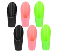 Zerodeko Lot de 6 pelles à terreau en Plastique pour bonsaï, Mini pelles | Pelle à terreau pour pots de fleurs, pelle légère pour seau, outil de rempotage pour plantes d'intérieur pour la