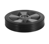 Zerodeko Lot de Roues Robustes en Caoutchouc Noir pour Barbecue Mobilité Facile et Stabilité Améliorée, pour Grillades en Extérieur et Pique-niques