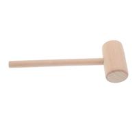 Zerodeko Maillet en Bois de Hêtre Design Polyvalent Unique pour Travail du Cuir et Sculpture Outil Artisanal pour Projets DIY et Gravure