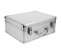 Zerodeko Mallette de Transport en Alliage D'aluminium Argenté D'outils Multifonction Résistante aux Chocs, pour Activités en Plein Air et Pêche