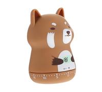 Zerodeko Minuteur Mécanique Cuisine Petit Panda en Plastique, Rappel de L'heure, Compte à Rebours Précis, Minuterie Domestique pour Cuisson et Gestion du Temps, Outil Cuisine et Bureau