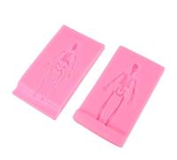 Zerodeko Moule en Silicone 3d pour Gâteau Halloween Forme Squelette 2pcs Réutilisable pour Pâtisserie Professionnelle Créative