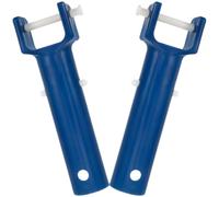 Zerodeko Nettoyeur de Fond de Piscine 2 pièces poignée Plateau Aspiration Plastique pour Maintenance et Nettoyage Piscine