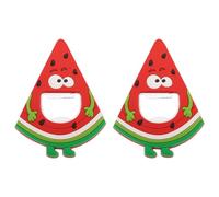 Zerodeko Ouvre-bouteilles Magnétiques Design Créatif Portable Lot de 2 Forme Fruit en Silicone pour Bar et Réfrigérateur