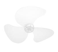 Zerodeko Pales de ventilateur à 3 pales, plastique blanc, remplacement universel pour ventilateur électrique pied 14 et 16 pouces, facile à démonter, pour chambre et bureau