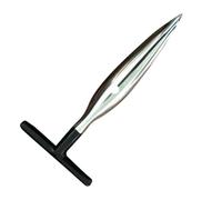 Zerodeko Perforateur Sûr Outils en Acier Inoxydable Lot de 2 pour Ouvrir Noix Tropicale Couleur Noir Cuisine à Domicile
