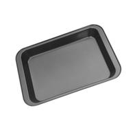 Zerodeko Plaque de Cuisson Antiadhésive en Acier au Carbone, Rectangulaire | Four Domestique, Distribution Uniforme de Chaleur, Démoulage Facile, Résistance Élevée, Noir