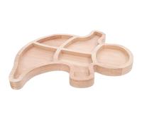 Zerodeko Plateau de Service Halloween en Bois Beige Fantôme, Décoratif et Portable, pour Organisation des Fruits, Légumes et Salades en Intérieur ou Pique-niques Familial