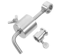 Zerodeko Poids D'équilibrage en Acier Inoxydable pour Broche à Barbecue, Support Stable et Résistant à l'usure, Hauteur Réglable, pour Barbecues en Extérieur