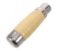 Zerodeko Poignée en Bois pour Couteau Cuisine, Ronde, Beige | Connexion Ferme, Prise Antidérapante, Finition Polie à Main, pour Couteaux Traditionnels et Chef