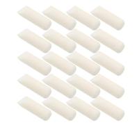 Zerodeko Pointes de Rechargeables en Polyester Écriture Fluide Couture 20pcs pour Stylos Permanents Blanc pour Création Artistique et Marquage Industriel