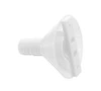 Zerodeko Raccord de tuyau droit pour évacuation condensat de climatiseur en plastique avec optimisation du flux d'eau pour unités extérieures en extérieur