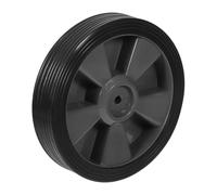 Zerodeko Roues de Barbecue en Caoutchouc Noir pour Chariot de Cuisson Extérieur, Mobilité Facile et Stabilité Renforcée, pour Camping et Grillades en Plein Air