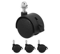 Zerodeko Roues de Rechange Universelles pour Meubles et Chauffages Diamètre de Filetage 8 Mm Lot de 4 Roues Pivotantes en Pp pour Radiateur Électrique à Bain D'huile