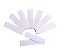 Zerodeko Ruban Adhésif de Montage Blanc en Nylon 5pcs, Bande Auto-agrippante Réutilisable pour Décoration et Bricolage en Classe ou Maison