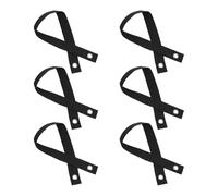 Zerodeko Sangles à Œillets en Nylon et Acier Inoxydable Lot de 6 pour Arbres Support Solide pour Croissance des Jeunes Plants et Protection de L'écorce en Extérieur