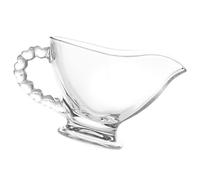 Zerodeko Saucière en Verre Distributeur de Sauce Facile à Contrôler Ranger 120ml Pratique et Mini Pot à Lait Élégant pour Pique-niques et Bbq