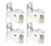Zerodeko Serrure de Cordon pour Stores Romains en Bambou, Lot de 4 Sets, Verrou Pratique en Fer et Plastique, Accessoire pour Fenêtres et Bureaux