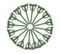 Zerodeko Set de Épingles à Boutonnière Facile à Fixer Vêtements Lot de 100 Design Simple en Plastique Vert T-shape et Triangle pour Mariage et Vie Quotidienne