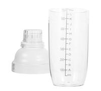 Zerodeko Shaker à Cocktail Transparent 700ml en Pc, Mélangeur de Thé au Lait Réutilisable et Anti-fuite, pour Usage Bar ou Maison