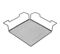 Zerodeko Support métallique pour Pots de Fleurs, Support à Fleurs en métal, Fer Noir, étagère Suspendue d'angle pour Salon ou Balcon, Rangement pour Objets Divers