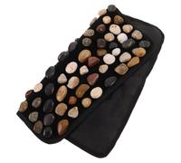 Zerodeko Tapis de Bain Motif Pavé en Galets Naturels Antidérapant Tapis de Massage des Pieds Confortable et Décoratif pour Spa et Hôtel