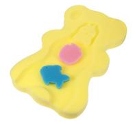 Zerodeko Tapis de Bain Support Confortable en Forme d'ours en Éponge Antidérapant Léger et Peau pour Bébé Garçon Fille pour Salle de Bain