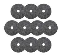 Zerodeko Tapis de Protection Anti-Racines D'arbres Rond en Tissu Non Tissé pour Pot de Fleurs, Design Compact et Anti-sécheresse, Lot de 10 Pièces pour Jardin ou Balcon
