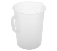 Zerodeko Tasse à Mesurer Pichet Doseur 5000ml Pp Ergonomique Solide Grand Volume pour Vidange Automobile et Usinage Mécanique