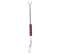 Zerodeko Tisonnier en acier inoxydable pour foyer extérieur, longueur | Tête à double pointe compatible avec les feux de camp, les poêles à bois et les barbecues. Poignée ergonomique