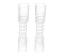 Zerodeko Tuyau D'extension D'arrivée D'eau Pvc 2pcs pour Tuyau D'évacuation du Climatiseur, Facile à Connecter, pour Fenêtre ou Montage Mural, pour Fête
