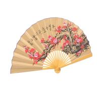 Zerodeko Ventilateur Suspendu Décoratif Tenture Murale en Éventail Ventilateur Pliant Suspendu Mur Éventail Oriental Décoratif De Fond Mural Artisanat Papier Géant