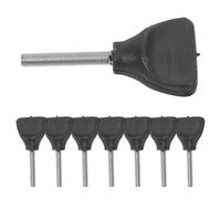 Zerodeko Vis de Fixation Antidérapante Lot de 8 Pièces en Métal et Plastique Stabilité Renforcée pour Base de Machine à Électrique pour Travaux de Fraisage et Finition