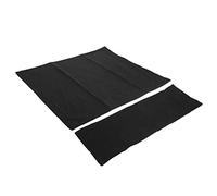 Zerodis 1 lot Housse de Chaise en Toile, de Housses de Chaise de Directeur en Toile de Rechange pour siège de Maison, Accessoires durables (Noir)
