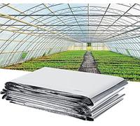 Zerodis 1PC 210 x 120cm Argent Feuilles réfléchissantes de Feuilles de Feuille de Couverture de Jardin de Film réfléchissant, Augmenter efficacement la Croissance des Plantes